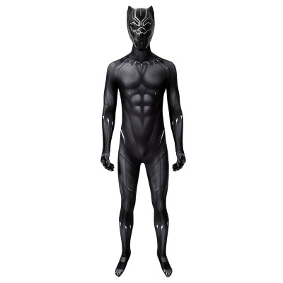 Black Panther T#39;Challa Poliestere Tuta per adulti Marvel Comics Cosplay Costumi Cosplay Carnevale