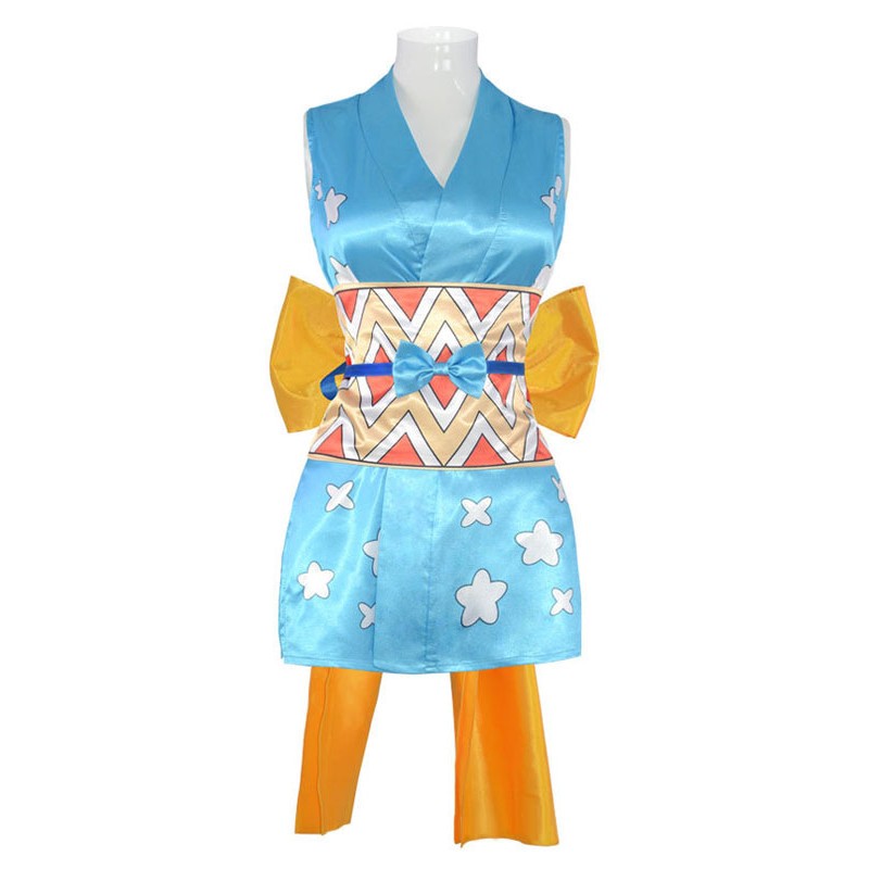 Set di costumi cosplay di un pezzo Nami Poly/Misto cotone