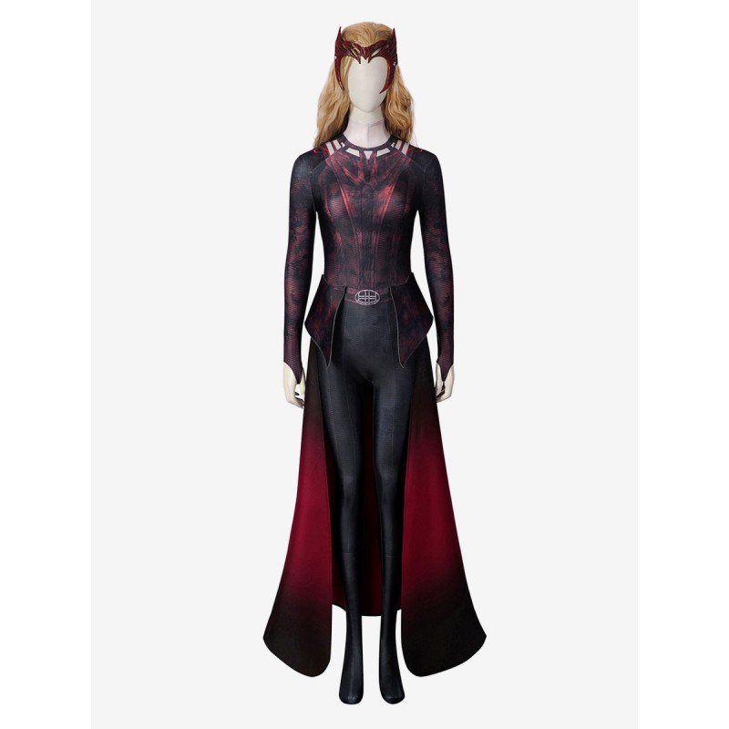 Marvel Comics Doctor Strange in the Multiverse of Madness Wanda Scarlet Witch Cosplay Suit Carnevale