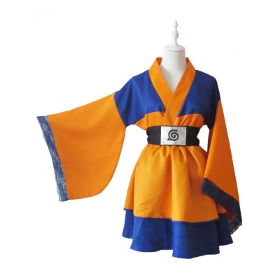 Costume Carnevale 2023 Naruto Uzumaki Naruto Cosplay Costume Kimono Lolita Dress Costumi Cosplay Halloween