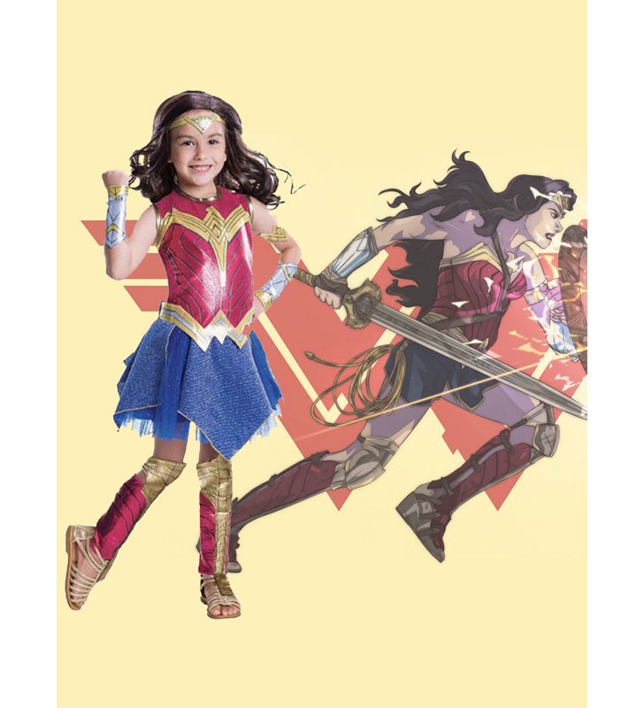 DC Comics Cosplay Wonder Woman Kid Costumi Cosplay Carnevale