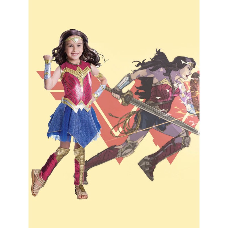 DC Comics Cosplay Wonder Woman Kid Costumi Cosplay Carnevale