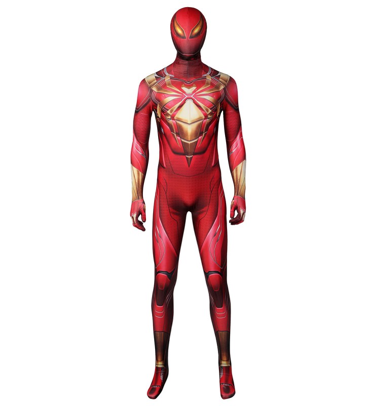 Abito cosplay SpiderMan Cosplay Iron Spider Armor Carnevale Halloween