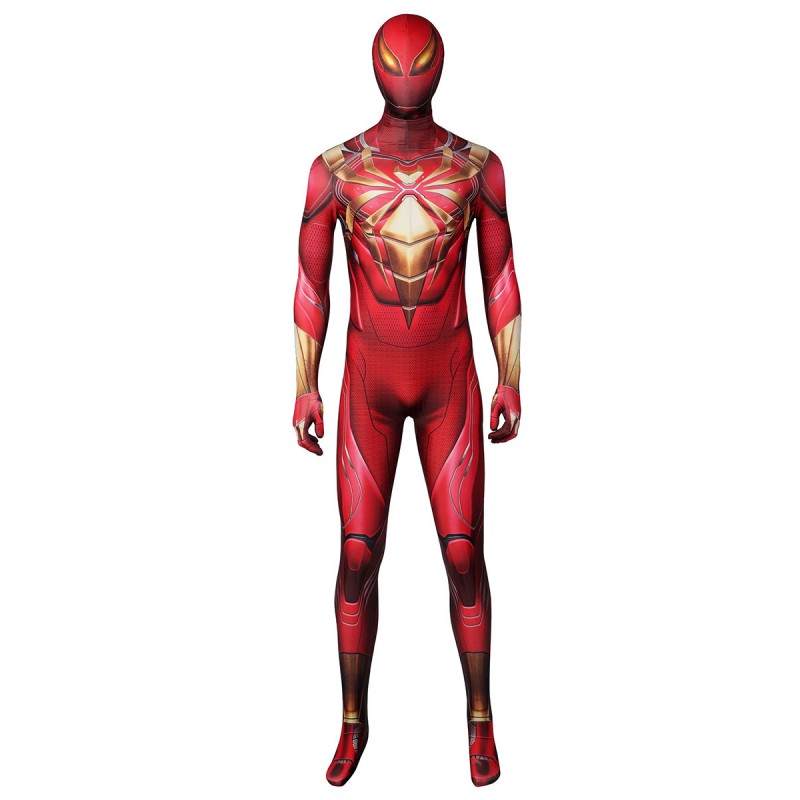 Abito cosplay SpiderMan Cosplay Iron Spider Armor Carnevale Halloween