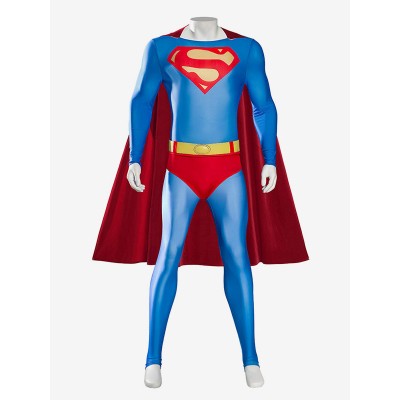 DC Comics Superman Costumi Cosplay 1978 Jeff East Edition Carnevale