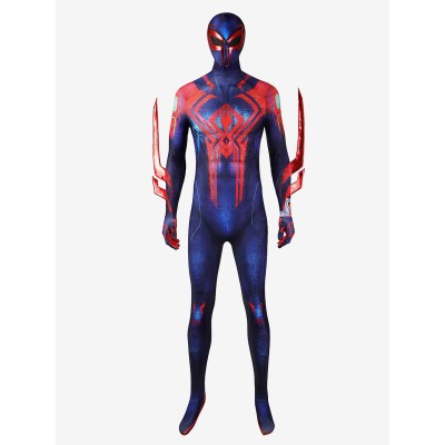 Spider Man Cosplay in The SpiderVerse Spiderman 2099 Costumi cosplay di Miguel O#39;Hara