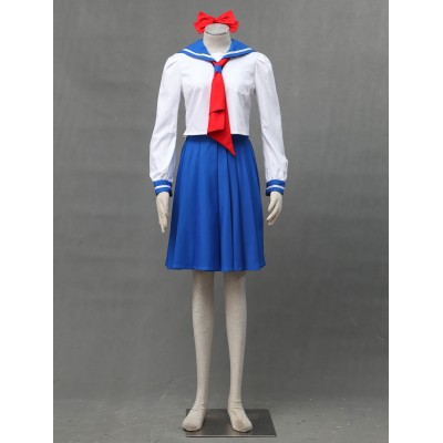 Costume Carnevale Sailor Moon Sailor Venus set Anime Giapponese donna accessori per la testatopcravattagonna Costumi Cosplay Halloween