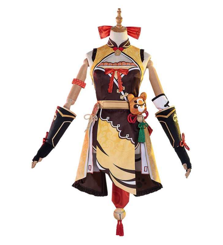 Genshin Impact Xiangling Set completo Gioco Set di costumi cosplay Costumi Cosplay