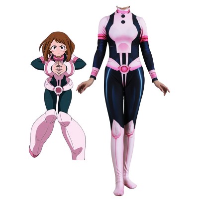 My Hero Academia Cosplay Black Ochako Uraraka Lycra Spandex Tuta Costumi Cosplay Halloween