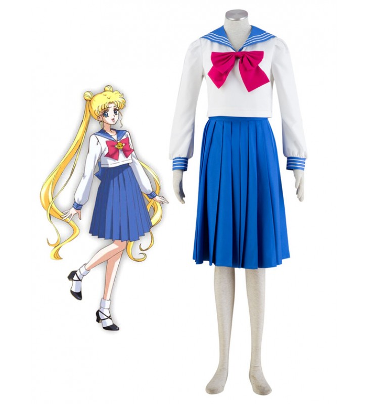 Costume Carnevale Uniforme Scolastica 2023 Sailor Moon Tsukino Usagi Costumi Cosplay Carnevale Halloween
