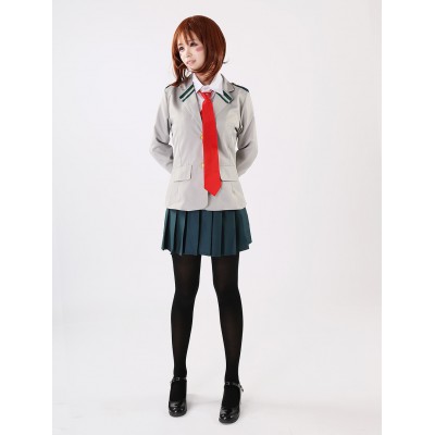 Carnevale Costume Carnevale Boku No Hero Academia 2023 BNHA Uraraka Ochako Uniforme Scolastica Costume Carnevale Costumi Cosplay Carnevale