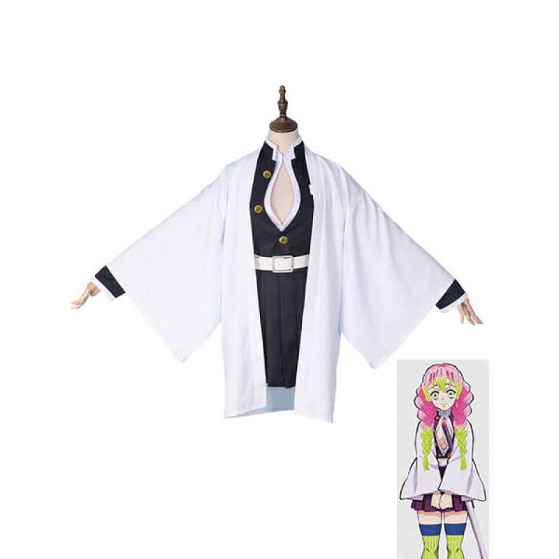 Kanroji Mitsuri Demon Slayer: Kimetsu No Yaiba Kimono Costume Costumi Cosplay Carnevale