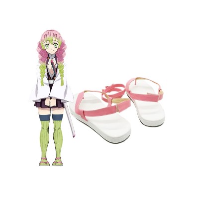 Demon Slayer: Kimetsu No Yaiba Cosplay Kanroji Mitsuri Pink Cosplay Shoes Halloween