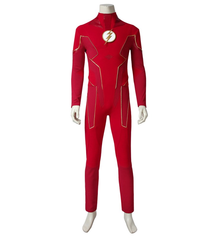 The Flash Cosplay Barry Allen Cosplay Set completo Carnevale Halloween