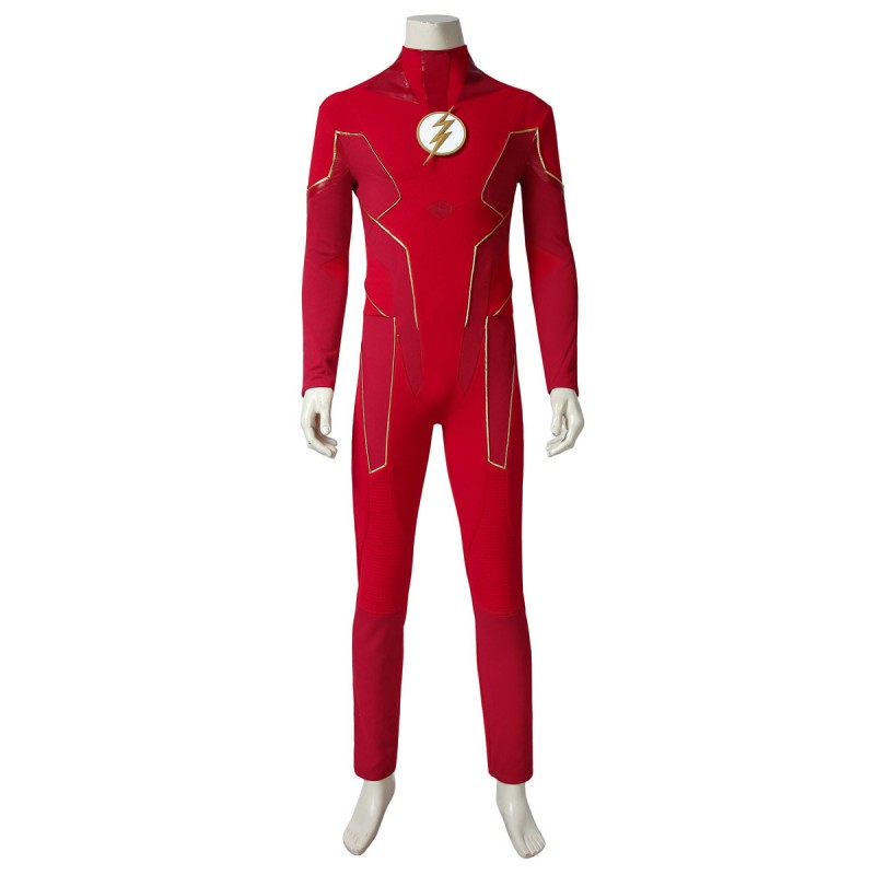 The Flash Cosplay Barry Allen Cosplay Set completo Carnevale Halloween