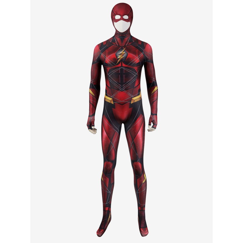 DC Comics Cosplay Justice League Film Cosplay Barry Allen The Flash Costumi Cosplay Carnevale