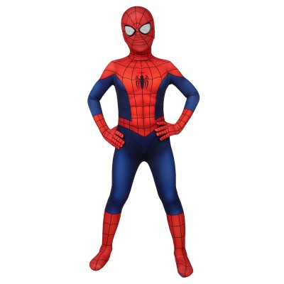 SpiderMan Cosplay Spider Man Lycra Spandex Ture Red Film Marvel Cosplay Comics Carnevale Halloween