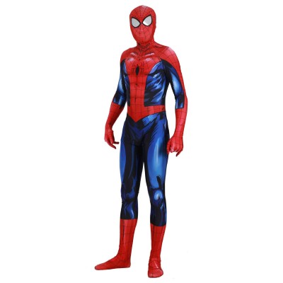 Superior Spiderman Ture Red Lycra Spandex Tuta Marvel Comics Cosplay Costumi Cosplay Carnevale