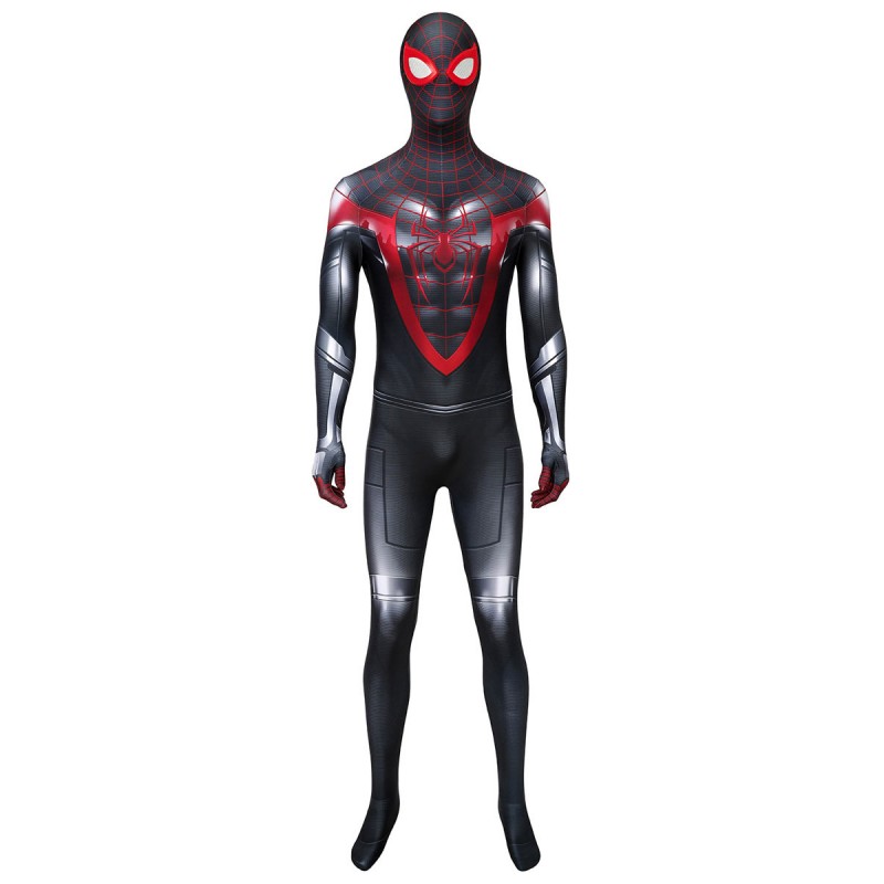 Marent Spiderman Into The Spider Verse Miles Morales Zentai Costumi Cosplay Carnevale Halloween