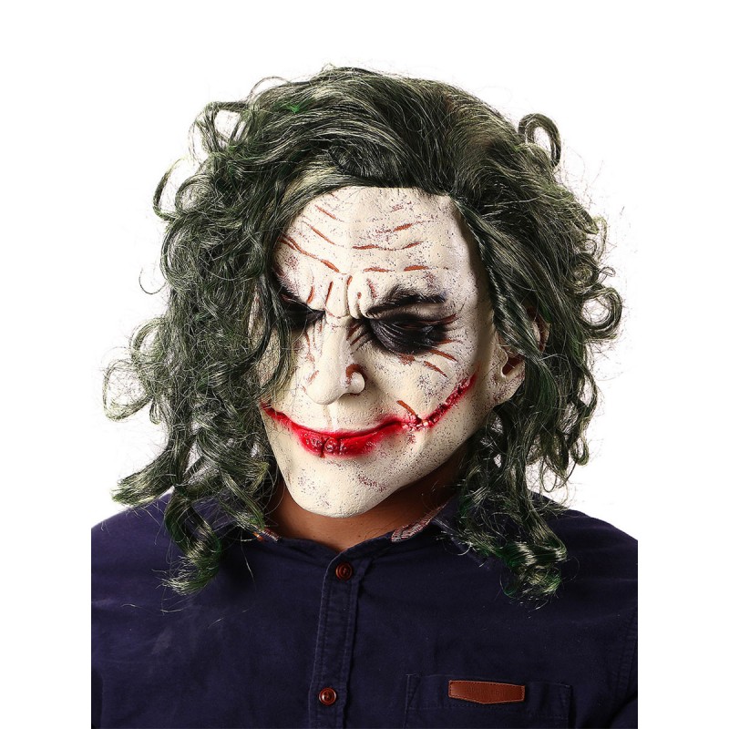 DC Comics Cosplay Batman The Dark Knight Joker Maschera Cosplay Carnevale Halloween