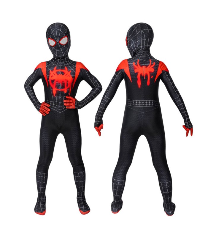 Spider Man Miles Morales Cosplay Tuta PS4 Gioco Marvel Comics per bambini Costumi Cosplay Carnevale Halloween