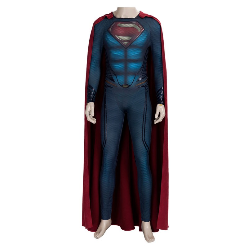 SuperMan: Man Of Steel 2 Adulti Poliestere Tuta Cosplay Superman Costumi Cosplay Carnevale