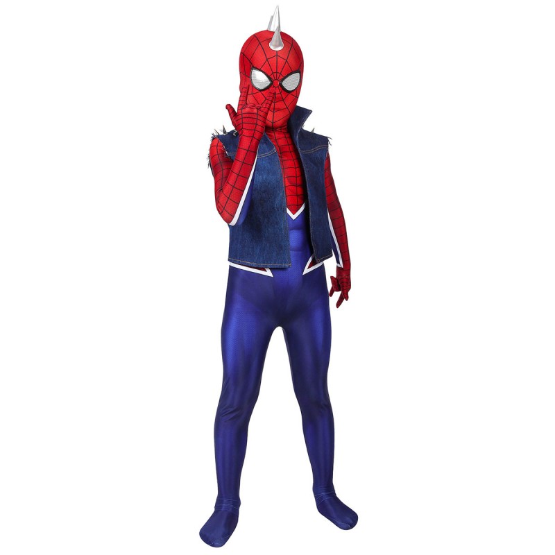 Marvel Comics Spider Punk Cosplay per i bambini Halloween