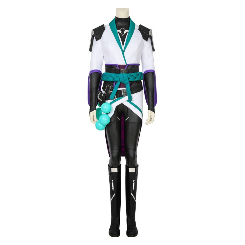 Valorant Sage Outfit Costumi Cosplay Carnevale Halloween