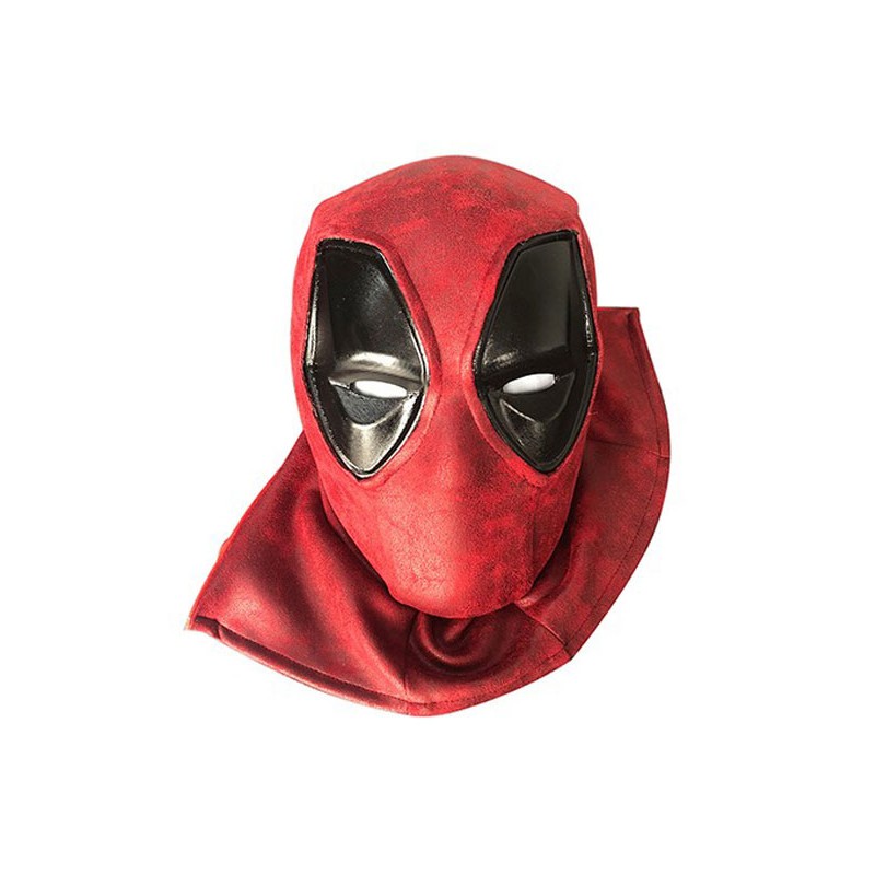 Deadpoo Mask Cosplay Mask RED in plastica PVC PVC Carnevale