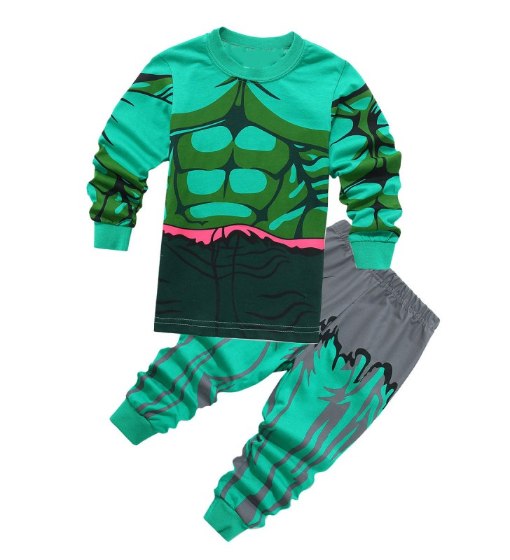 Costumi Marvel Comics Hulk Robert Bruce Banner Kid in due pezzi Carnevale