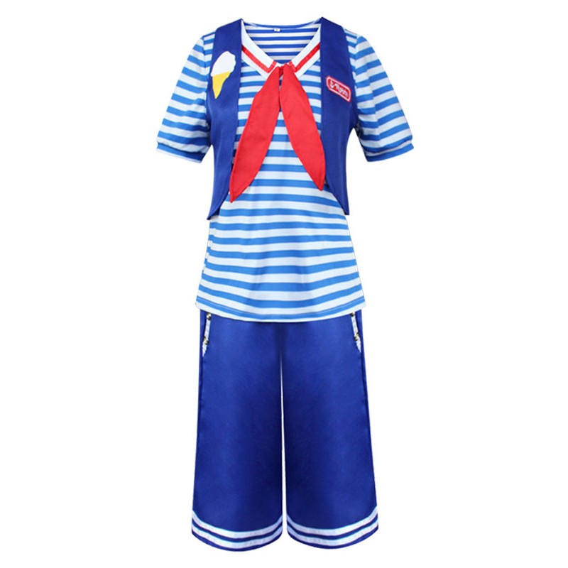 Stranger Things Stagione 3 Scoops Ahoy Robin Costumi Cosplay Carnevale Halloween