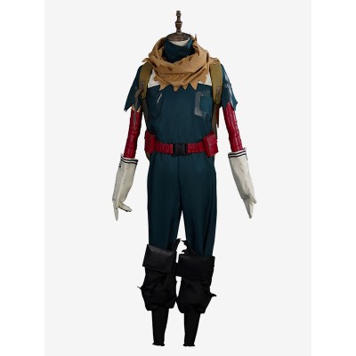 My Hero Academia Midoriya Izuku Deku intero con borsa Costumi Cosplay Carnevale Halloween