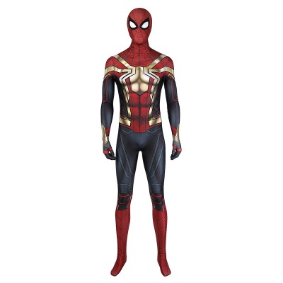 Tuta cosplay Spiderman No Way Home Tuta in spandex di lycra rossa di film Marvel Costumi Cosplay Halloween