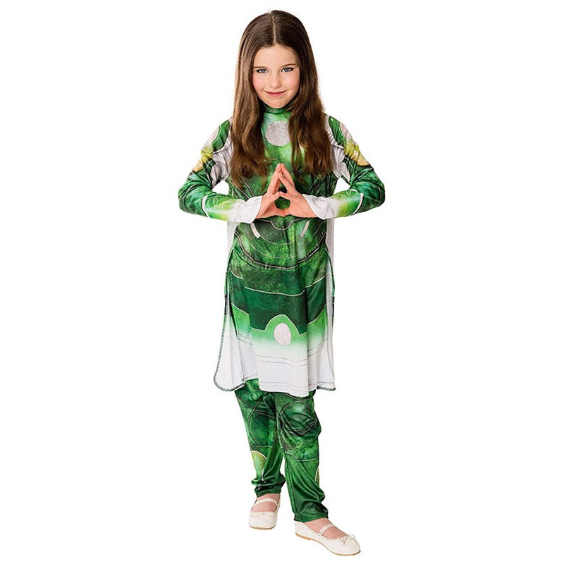 Bambini Cosplay Green Top Pants Polyester Set Kids Costumi cosplay Carnevale Halloween
