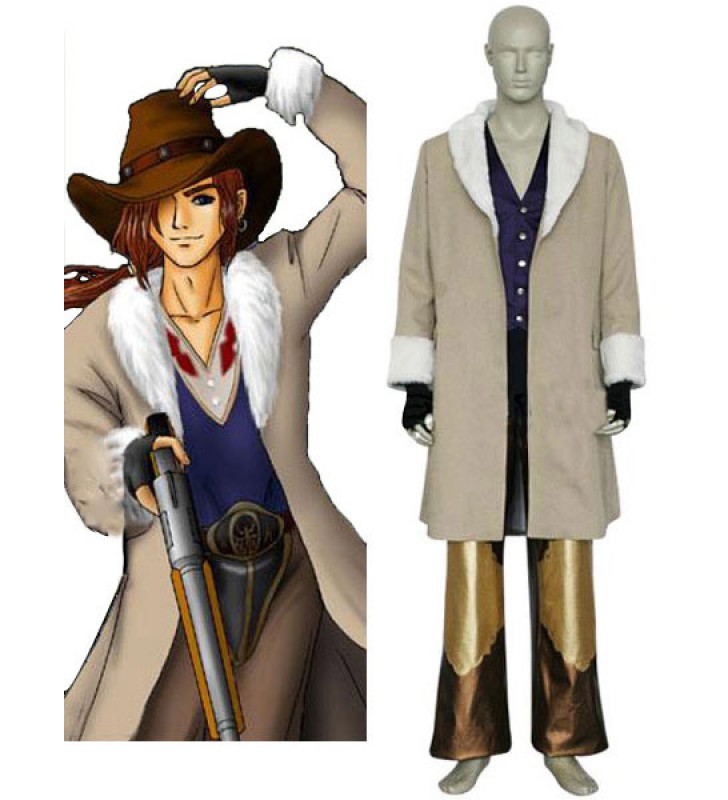 Final Fantasy VIII Irvine Kinneas Costumi Cosplay Carnevale
