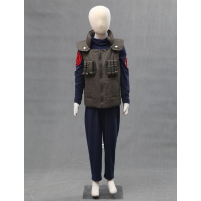 Costume Carnevale Naruto Hatake Kakashi per bambini 2023 Costumi Cosplay Carnevale Halloween