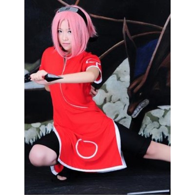 Costume Carnevale 2023 Naruto Haruno Sakura Costumi Cosplay Carnevale Halloween