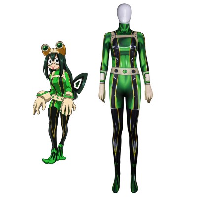 Carnevale Costume Carnevale BNHA 2023 Carnevale Catsuit Tuta In Lycra Spandex Boku No Hero Academia Tsuyu Asui Costumi Cosplay Carnevale Halloween