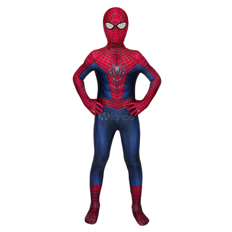 SpiderMan vestito classico per bambini tuta cosplay Zentai di carnevale Costumi Cosplay Halloween