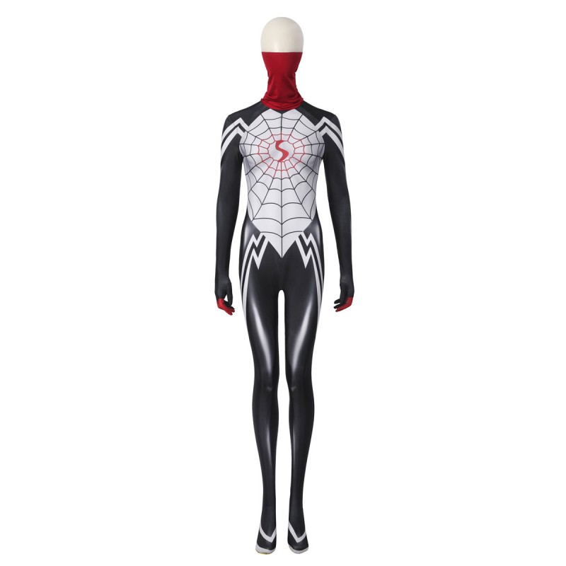 Costumi Spiderman da donna Costumi in fibra di poliestere per adulti Tuta Lycra Spandex