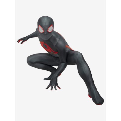 Cosplay di SpiderMan in The SpiderVerse Miles Morales Costumi Cosplay Halloween