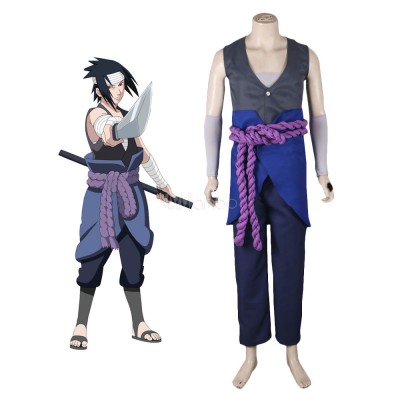 Costume Carnevale Naruto Uchiha Sasuke Costumi Cosplay Carnevale Halloween