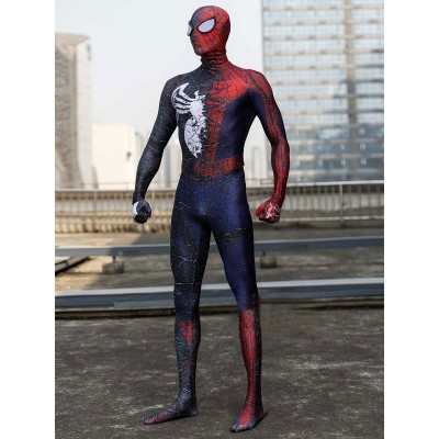 Costumi Cosplay Marvel Comics Cosplay Spider Man HalfSymbiote