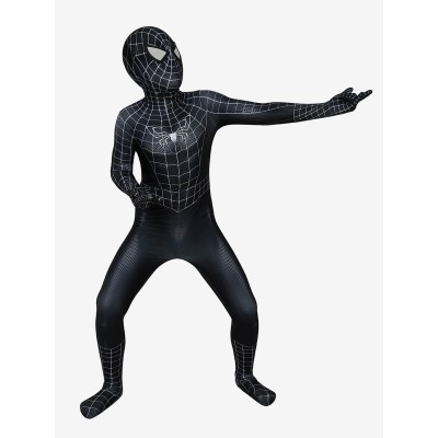 Spider Man Cosplay SpiderMan 3 Film Kid Venom SpiderMan Cosplay Suit Carnevale