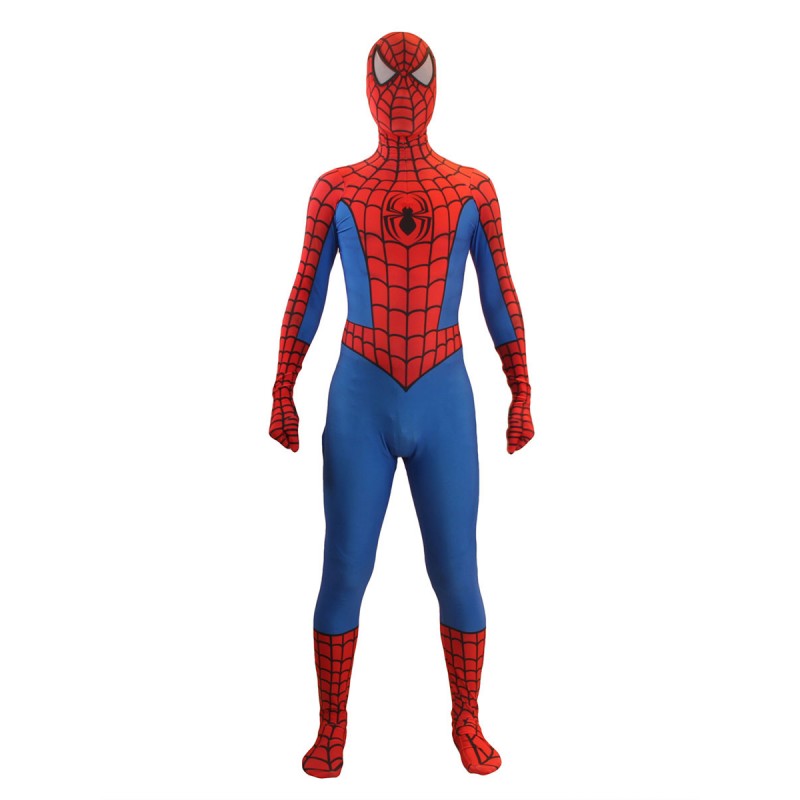 Spider Man Cosplay SpiderMan Classico Vestito Cosplay Del Fumetto V1 Carnevale