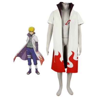 Costume Carnevale Abito da di Naruto Namikaze Minato Costumi Cosplay Halloween