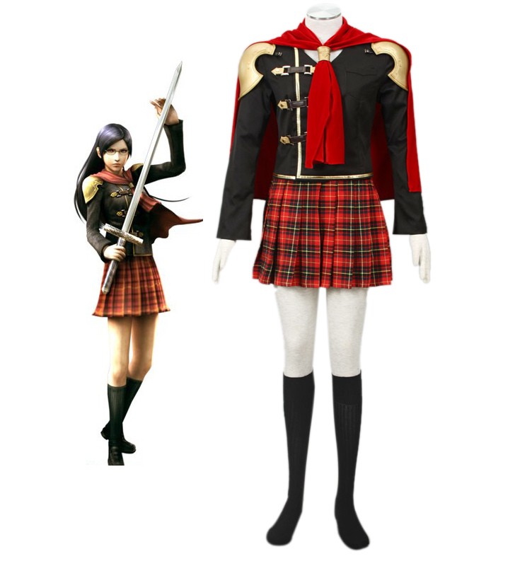 Final Fantasy Type0 Suzaku affacciava classe Zero n. 12 Regina Costumi Cosplay Halloween