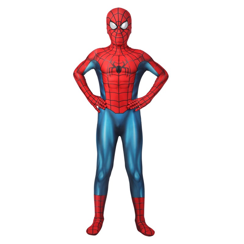 SpiderMan 3 No Way Home Peter Parker Abito classico per bambini Carnevale Halloween