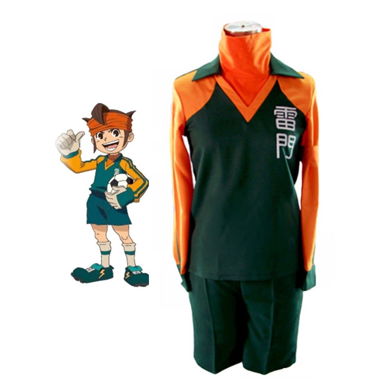 Uniforme Inazuma Eleven Cosplay Raimon scuola Halloween