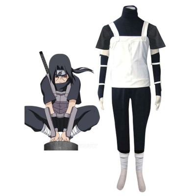 Costume Carnevale Naruto Uchiha Itachi Anbu uniforme Costumi Cosplay Halloween